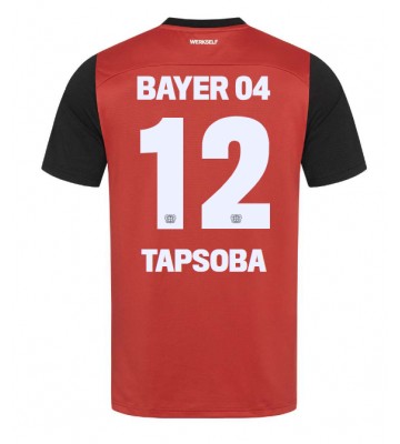 Bayer Leverkusen Edmond Tapsoba #12 Replika Hjemmebanetrøje 2024-25 Kortærmet